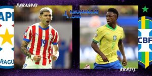 Brasil đấu với Paraguay