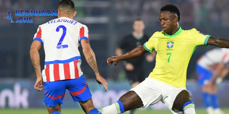 Brasil đấu với Paraguay - Kết thúc với tỷ số